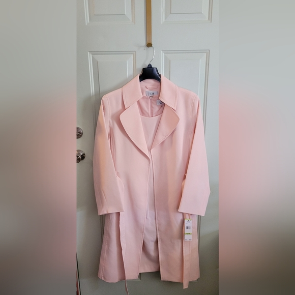 Le Suit Topper Jacket & Sheath Dress Suit - Picture 2 of 8